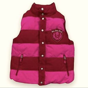 PINK Phi Beta Pink Reversible Puffer Vest